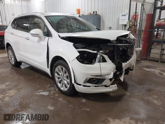 2018 Buick Envision Essence with VIN LRBFX1SA2JD052840, listed as a IAAI auction lot 41560211 with 100,091 mi miles. Bid and sale history available at carsss.com. Image 1.