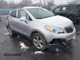 2016 Buick Encore Leather with VIN KL4CJGSB9GB599751, listed as a IAAI auction lot 41150011 with 91,200 mi miles. Bid and sale history available at carsss.com. Image 1.