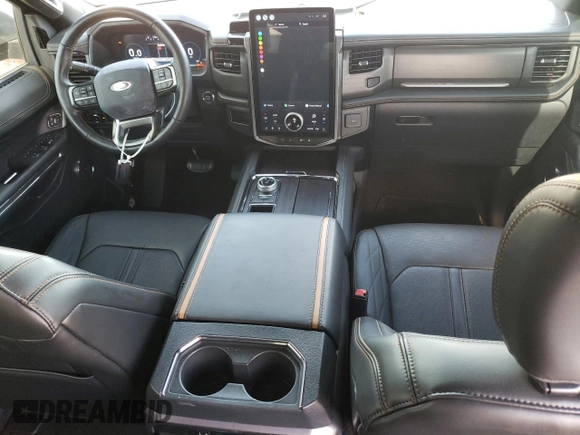 2023 Ford Expedition Max Platinum z VIN 1FMJK1L8XPEA43579, wystawiony jako Copart lot #77406054 z przebiegiem 18 048 mil mil oraz Nie do naprawy • Non repairable. Historia ofert i sprzedaży dostępna na DreamBid. Obrazek 8.