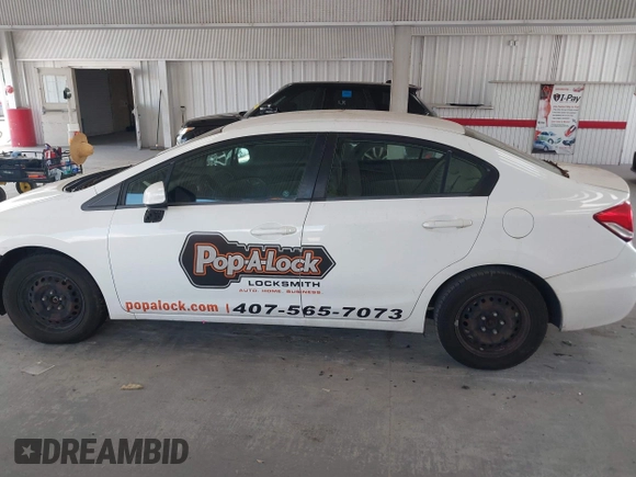 2013 Honda Civic LX with VIN 19XFB2F53DE069765, listed as a IAAI auction lot 42454798 with 198,773 mi miles and . Bid and sale history available at DreamBid. Image 14.