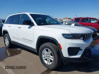 2024 Jeep Grand Cherokee Laredo X with VIN 1C4RJHAG4RC245779, listed as a IAAI auction lot 41830666 with 31,475 mi miles. Bid and sale history available at carsss.com. Image 1.
