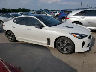 2021 Kia Stinger GT-Line with VIN KNAE15LA0M6095213, listed as a Copart auction lot 58916564 with 75,763 mi miles and Salvage Title. Bid and sale history available at carsss.com. Image 4.