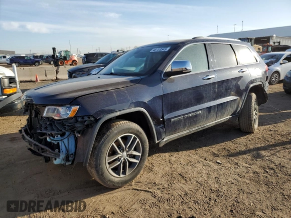 2017 Jeep Grand Cherokee Limited z VIN 1C4RJFBG7HC645496, wystawiony jako Copart lot #48703545 z przebiegiem 112 568 mil mil oraz Szkoda całkowita • Salvage title. Historia ofert i sprzedaży dostępna na DreamBid. Obrazek 1.