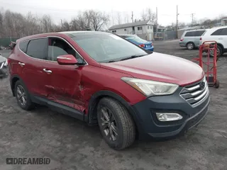 2013 Hyundai Santa Fe Sport with VIN 5XYZUDLBXDG045656, listed as a IAAI auction lot 41836325 with 176,756 mi miles. Bid and sale history available at carsss.com. Image 1.