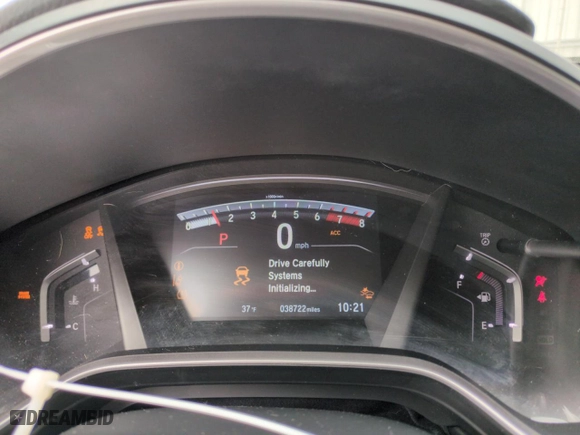 2019 Honda CR-V EX with VIN 5J6RW2H53KA014791, listed as a Copart auction lot 51961465 with 38,722 mi miles and Salvage Title. Bid and sale history available at carsss.com. Image 9.