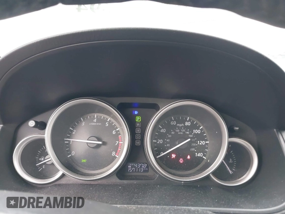 2015 Mazda CX-9 Grand Touring with VIN JM3TB2DAXF0447537, listed as a IAAI auction lot 41191694 with 157,113 mi miles. Bid and sale history available at carsss.com. Image 7.