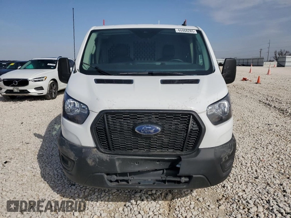 2024 Ford Transit Cargo with VIN 1FTYE1Y85RKA92213, listed as a Copart auction lot 51353935 with 4,645 mi miles and Salvage Title. Bid and sale history available at carsss.com. Image 10.