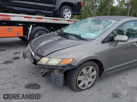 2008 Honda Civic LX with VIN 2HGFA16508H313154, listed as a IAAI auction lot 41879360 with 254,154 mi miles and . Bid and sale history available at DreamBid. Image 6.