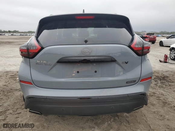 2023 Nissan Murano SV with VIN 5N1AZ2BJ0PC138069, listed as a Copart auction lot 41884095 with 15,443 mi miles and Salvage Title. Bid and sale history available at carsss.com. Image 6.
