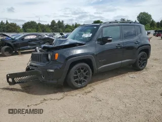2019 Jeep Renegade Altitude z VIN ZACNJABB2KPK17423, wystawiony jako Copart lot #57477165 z przebiegiem 71 221 mil mil oraz Szkoda całkowita • Salvage title. Historia ofert i sprzedaży dostępna na DreamBid. Obrazek 1.