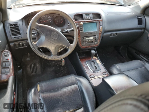 2002 Acura MDX with VIN 2HNYD18292H528292, listed as a Copart auction lot 48873355 with 150,057 mi miles and Salvage Title. Bid and sale history available at carsss.com. Image 8.
