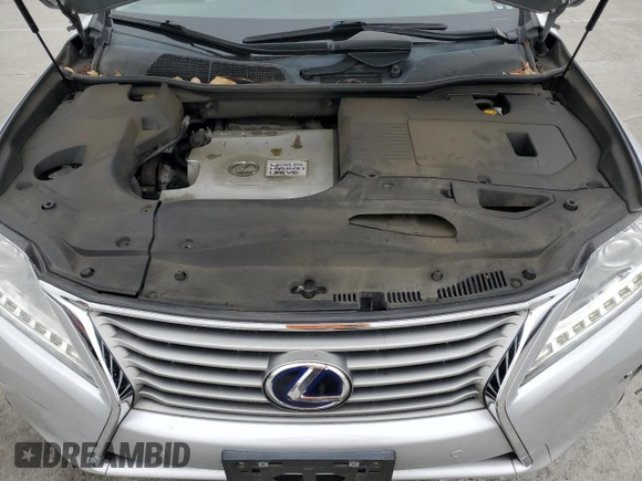 2015 Lexus RX 450h with VIN 2T2ZB1BA6FC001449, listed as a Copart auction lot 55266185 with 84,744 mi miles and Salvage title. Bid and sale history available at DreamBid. Image 12.