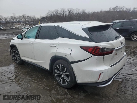 2019 Lexus RX with VIN JTJDZKCAXK2016735, listed as a Copart auction lot 43195745 with 0 mi miles and Salvage Title. Bid and sale history available at carsss.com. Image 2.