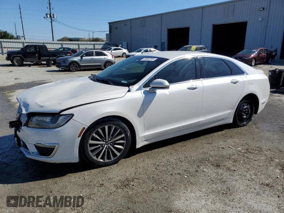 2017 Lincoln MKZ Select with VIN 3LN6L5C95HR664634, listed as a Copart auction lot 45489755 with 74,803 mi miles and Salvage title. Bid and sale history available at DreamBid. Image 1.