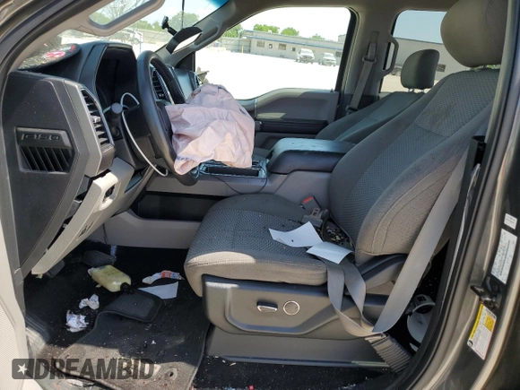 2017 Ford F-150 XL with VIN 1FTEW1CPXHKE11277, listed as a Copart auction lot 52996315 with 117,604 mi miles and Salvage title. Bid and sale history available at DreamBid. Image 7.