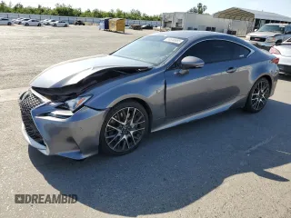 2016 Lexus RC 350 F Sport z VIN JTHHE5BC6G5012495, wystawiony jako Copart lot #58546685 z przebiegiem 136 405 mil mil oraz Szkoda całkowita • Salvage title. Historia ofert i sprzedaży dostępna na DreamBid. Obrazek 1.