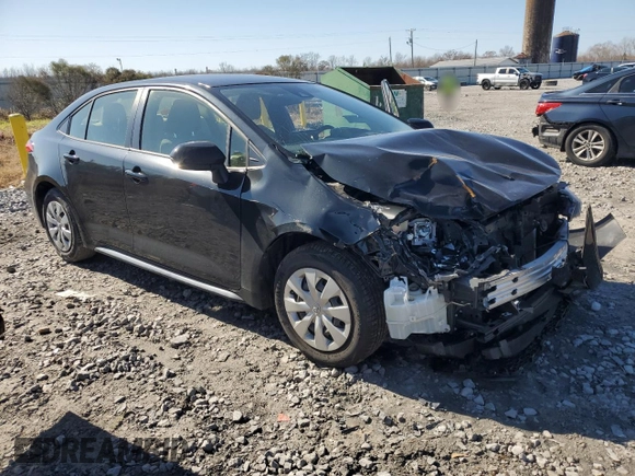 2021 Toyota Corolla L with VIN JTDDPMAEXMJ146209, listed as a Copart auction lot 43800635 with 77,571 mi miles and Salvage Title. Bid and sale history available at DreamBid. Image 4.