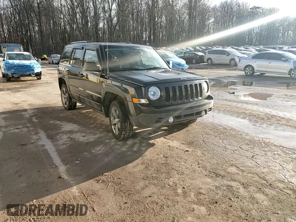2017 Jeep Patriot Sport SE with VIN 1C4NJPBA2HD201176, listed as a Copart auction lot 44499025 with 92,182 mi miles and Salvage Title. Bid and sale history available at carsss.com. Image 14.