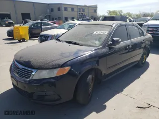 2009 Kia Optima LX with VIN KNAGE228095321774, listed as a Copart auction lot 50268405 with 211,624 mi miles and Clean Title. Bid and sale history available at carsss.com. Image 1.