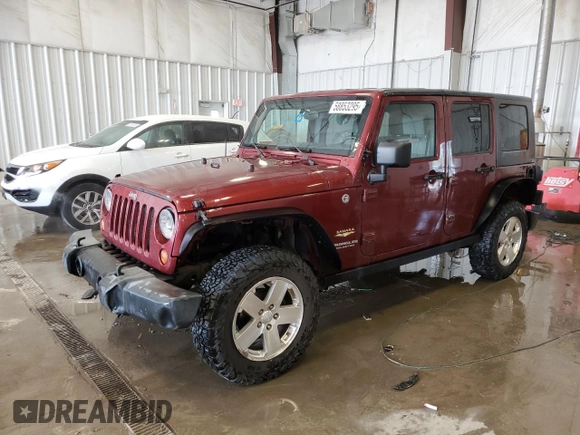2008 Jeep Wrangler Unlimited Sahara z VIN 1J4GA59198L570409, wystawiony jako Copart lot #58853295 z przebiegiem 84 502 mil mil oraz Nie do naprawy • Non repairable. Historia ofert i sprzedaży dostępna na DreamBid. Obrazek 1.