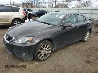 2012 Lexus IS 250 with VIN JTHCF5C21C5054645, listed as a Copart auction lot 51917645 with 286,075 mi miles and Salvage Title. Bid and sale history available at DreamBid. Image 1.