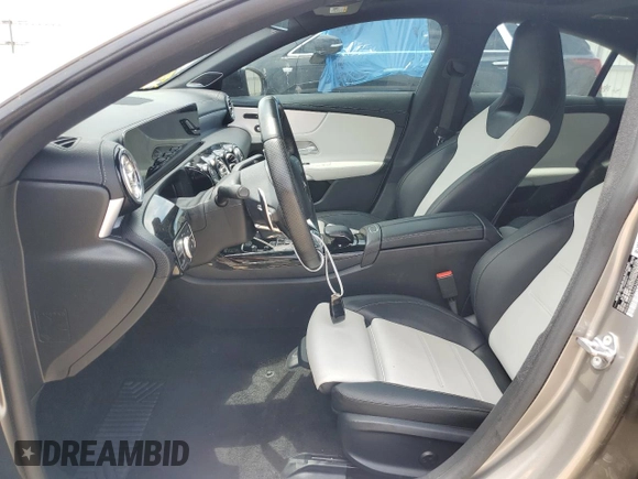 2020 Mercedes-Benz CLA with VIN WDD5J5BB3LN063668, listed as a Copart auction lot 62834624 with 0 mi miles and Salvage Title. Bid and sale history available at carsss.com. Image 7.