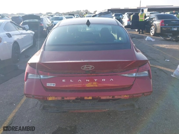 2024 Hyundai Elantra SEL with VIN KMHLS4DG4RU699964, listed as a IAAI auction lot 41058567 with 27,614 mi miles. Bid and sale history available at carsss.com. Image 16.
