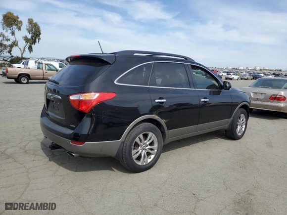 2012 Hyundai Veracruz Limited with VIN KM8NU4CC3CU198184, listed as a Copart auction lot 48385105 with 135,430 mi miles and Salvage Title. Bid and sale history available at carsss.com. Image 3.