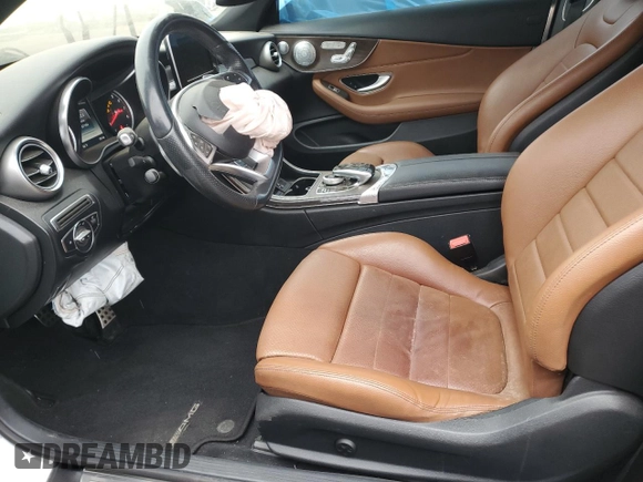 2018 Mercedes-Benz C 300 with VIN WDDWK4JBXJF608978, listed as a Copart auction lot 43220425 with 67,144 mi miles and Salvage title. Bid and sale history available at DreamBid. Image 7.