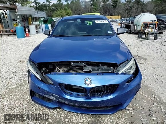 2015 BMW 2 Series M235i with VIN WBA1J7C58FV358750, listed as a Copart auction lot 43540275 with 123,223 mi miles and Salvage Title. Bid and sale history available at carsss.com. Image 13.