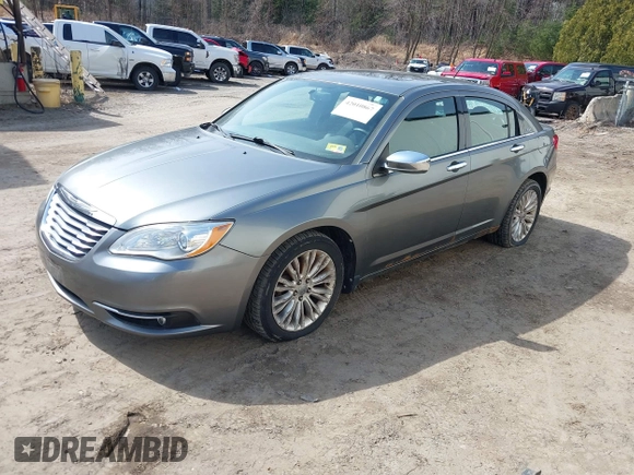 2011 Chrysler 200 Limited with VIN 1C3BC2FG5BN581683, listed as a IAAI auction lot 42010867 with 155,332 mi miles and . Bid and sale history available at carsss.com. Image 2.