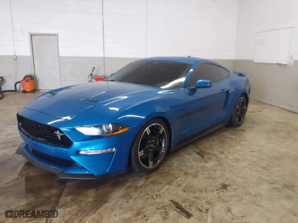 2021 Ford Mustang GT with VIN 1FA6P8CF4M5112464, listed as a IAAI auction lot 41504089 with 15,485 mi miles. Bid and sale history available at carsss.com. Image 18.