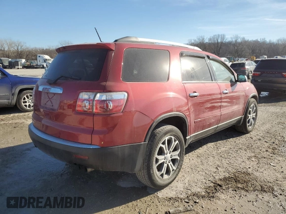 2012 GMC Acadia SL with VIN 1GKKRNED1CJ412373, listed as a Copart auction lot 41988255 with 148,608 mi miles and Salvage Title. Bid and sale history available at carsss.com. Image 3.
