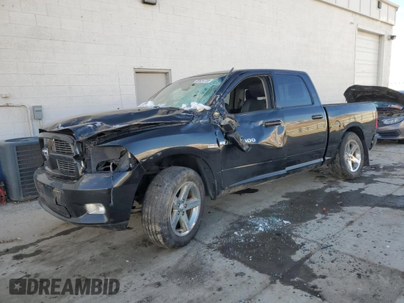 2012 Ram 1500 Sport with VIN 1C6RD7MTXCS276176, listed as a Copart auction lot 87824735 with 274,424 mi miles and Salvage Title. Bid and sale history available at carsss.com. Image 1.