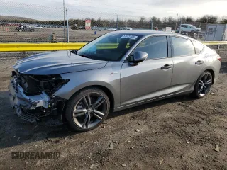2024 Acura Integra w/A-Spec Package z VIN 19UDE4H37RA012910, wystawiony jako Copart lot #51071705 z przebiegiem 10 328 mil mil oraz Szkody całkowita. Historia ofert i sprzedaży dostępna na DreamBid. Obrazek 1.