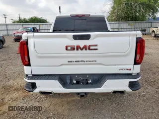 2021 GMC Sierra 1500 AT4 with VIN 3GTP9EEL9MG124953, listed as a Copart auction lot 57510725 with 64,609 mi miles and Salvage title. Bid and sale history available at DreamBid. Image 6.