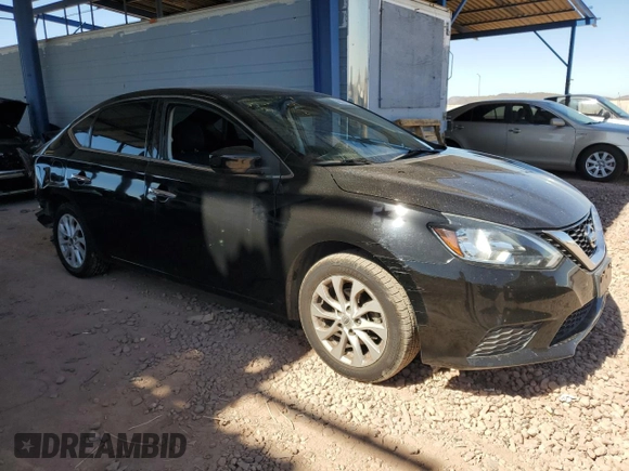 2018 Nissan Sentra SV with VIN 3N1AB7AP4JL657779, listed as a Copart auction lot 56602985 with 104,462 mi miles and Salvage title. Bid and sale history available at DreamBid. Image 4.