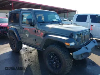 2018 Jeep Wrangler Sport S with VIN 1C4GJXAG4JW283209, listed as a IAAI auction lot 41770557 with 34,041 mi miles and . Bid and sale history available at DreamBid. Image 1.
