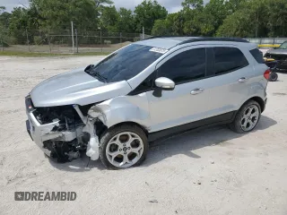 2021 Ford EcoSport SE with VIN MAJ3S2GE0MC453081, listed as a Copart auction lot 51203875 with 23,716 mi miles and Non Repairable. Bid and sale history available at carsss.com. Image 1.