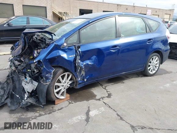 2014 Toyota Prius Two with VIN JTDZN3EU2E3291175, listed as a IAAI auction lot 41571352 with Not Provided miles and . Bid and sale history available at DreamBid. Image 2.
