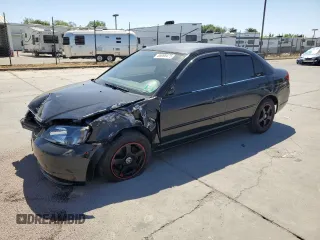 2001 Honda Civic LX z VIN 1HGES16561L006508, wystawiony jako Copart lot #55995475 z przebiegiem 181 648 mil mil oraz Szkody całkowita. Historia ofert i sprzedaży dostępna na DreamBid. Obrazek 1.