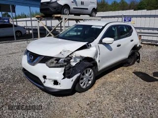 2016 Nissan Rogue SV with VIN 5N1AT2MT8GC743313, listed as a Copart auction lot 51860035 with 213,274 mi miles and Salvage Title. Bid and sale history available at carsss.com. Image 1.