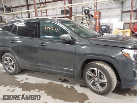 2019 GMC Terrain SLT with VIN 3GKALVEVXKL346483, listed as a IAAI auction lot 41816733 with 93,068 mi miles. Bid and sale history available at carsss.com. Image 13.