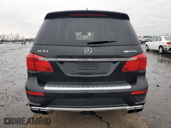 2015 Mercedes-Benz GL-Class GL 63 AMG with VIN 4JGDF7EE6FA609007, listed as a Copart auction lot 44632454 with 124,882 mi miles. Bid and sale history available at carsss.com. Image 6.