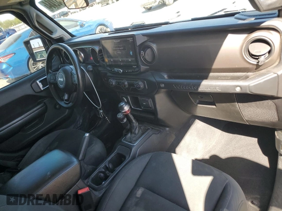 2018 Jeep Wrangler Sport with VIN 1C4GJXAG0JW213206, listed as a Copart auction lot 73032464 with 42,735 mi miles and Salvage Title. Bid and sale history available at DreamBid. Image 8.