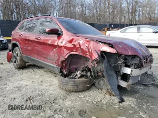 2020 Jeep Cherokee Altitude with VIN 1C4PJMLX2LD622771, listed as a Copart auction lot 47803625 with 76,741 mi miles and Salvage Title. Bid and sale history available at carsss.com. Image 4.