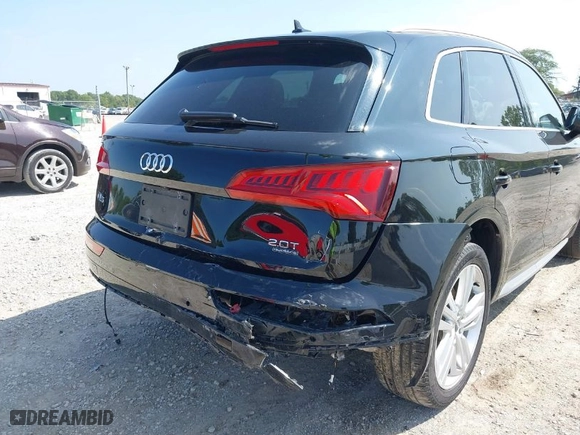 2018 Audi Q5 Premium Plus with VIN WA1BNAFYXJ2146855, listed as a IAAI auction lot 40171757 with 35,458 mi miles. Bid and sale history available at carsss.com. Image 6.