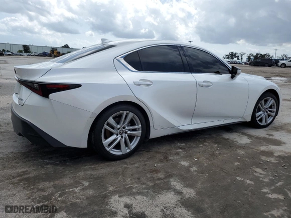 2021 Lexus IS with VIN JTHAA1D22M5109411, listed as a Copart auction lot 73060814 with NaN miles and Salvage Title. Bid and sale history available at carsss.com. Image 3.