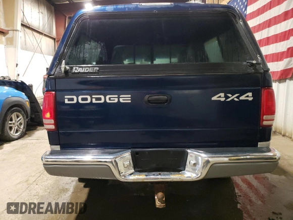 2000 Dodge Dakota Sport with VIN 1B7GG2AN2YS727589, listed as a Copart auction lot 52873305 with 105,894 mi miles and Salvage Title. Bid and sale history available at carsss.com. Image 6.
