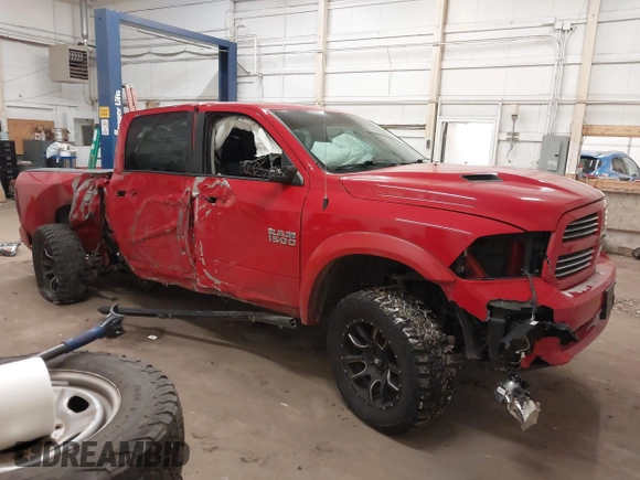 2015 Ram 1500 Sport with VIN 1C6RR7MT3FS577054, listed as a IAAI auction lot 41389495 with 83,467 mi miles and . Bid and sale history available at DreamBid. Image 13.